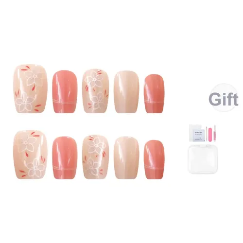 Yun Yue Joe Мягкий HAND DRAWN Цветочный Новый китайский стиль Укороченный Розовый Традиционный китайский стиль Короткий LADDER 14mm