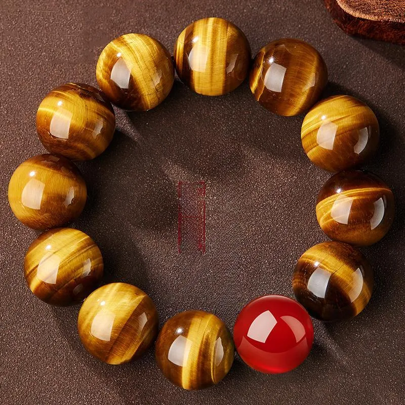 SGE Tiger's Eye Stone Bracelets Men's-1
