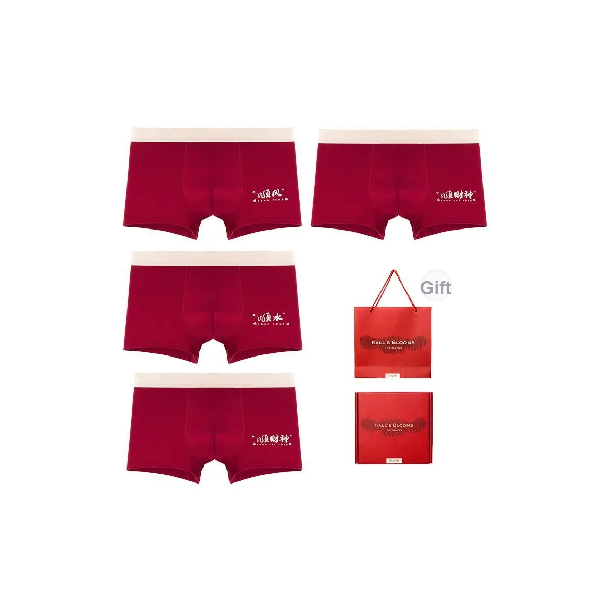 Maiden House Underwear Gift Box Men's Box 4 Pack