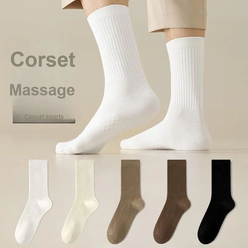 Lan Miao Mid Calf Socks Men's 5 Pack-2