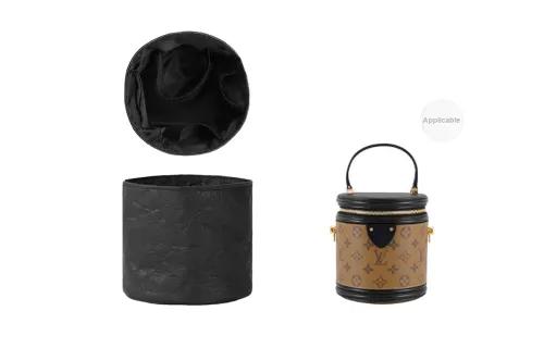 Kim Yeon-sha Bag Accessories LV Wealth Bucket Exclusive Black Dupont Paper Inner