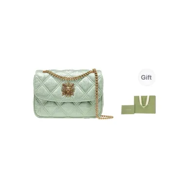 VANESSA HOGAN Cow Leather Shoulder Bag Crossbody Bag Regular Women's Pea Green