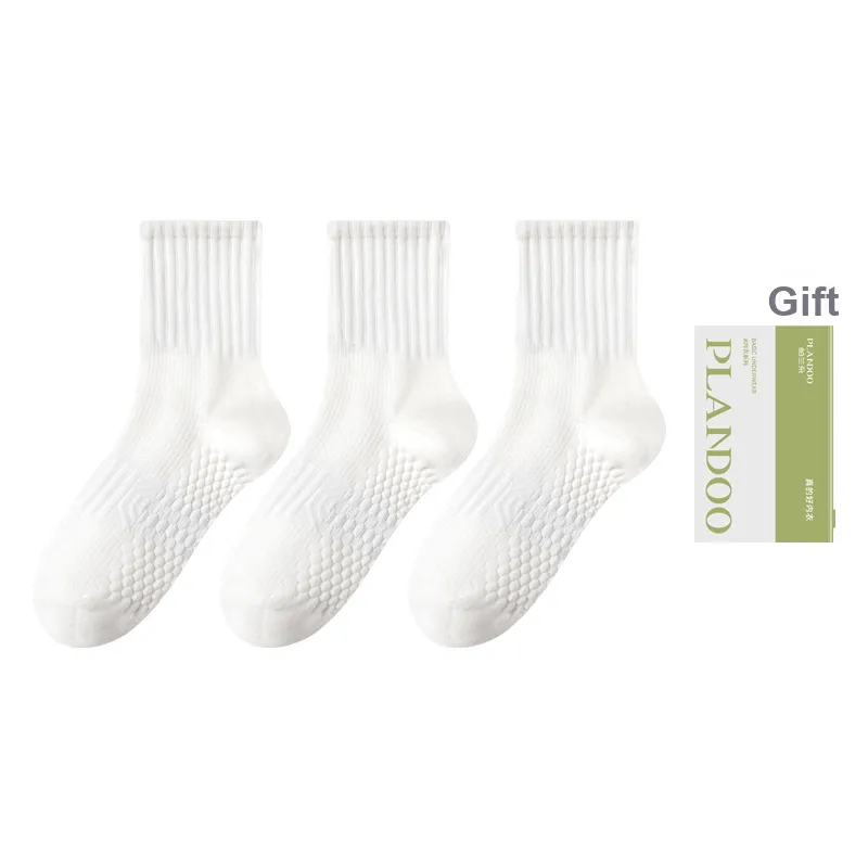 PLANDOO Mid Calf Socks Unisex Shopping Bag 3 Pack-11