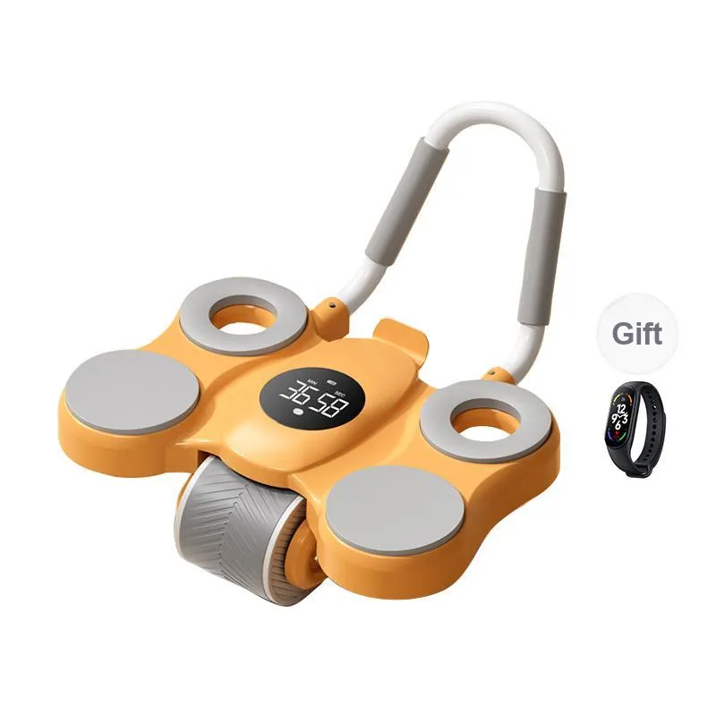 SMVP Abdominal Roller Fitness Equipment Automatic Rebound Tummy Tucking Magic Household Ab Roller-24