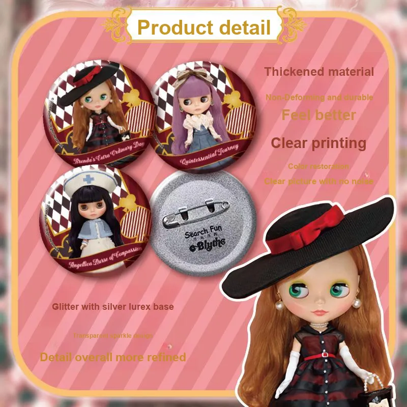 Search Fun Blythe Classic Styling Collection Badges-1