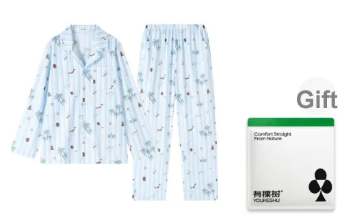 YOUKESHU Ice Silk Пижамный комплект Мужской Shopping Bag