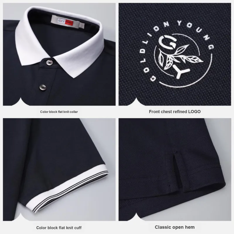 GY Goldlion Polo Shirts Men-12