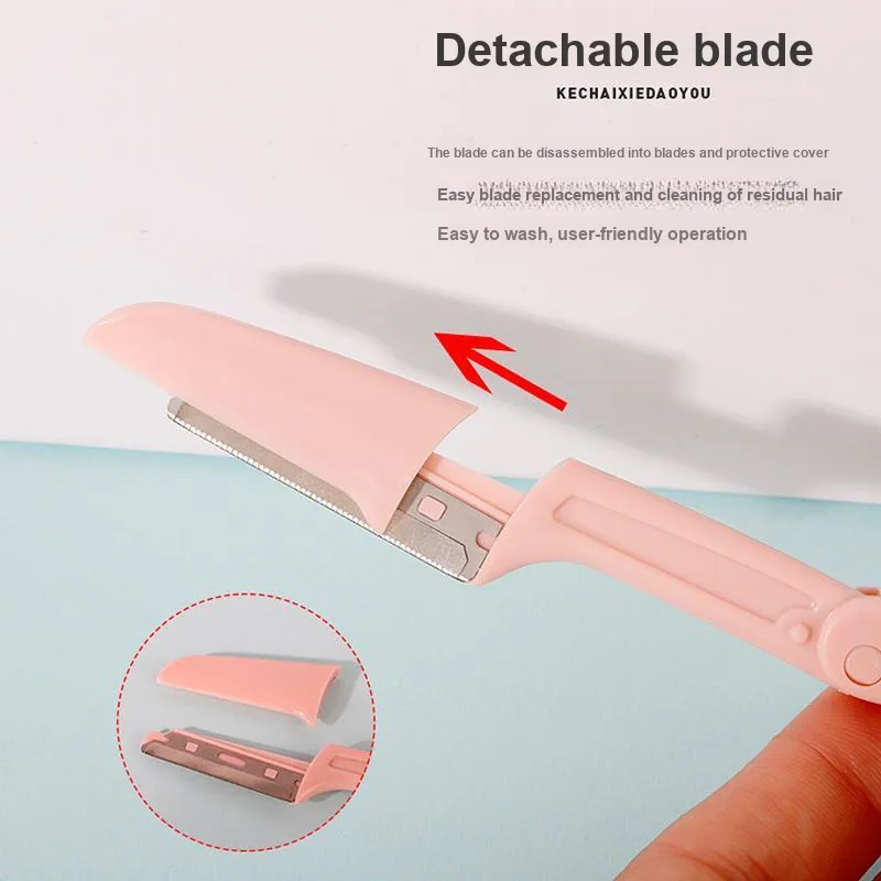 Pleasant Language Safety Type Eyebrow Razor-4