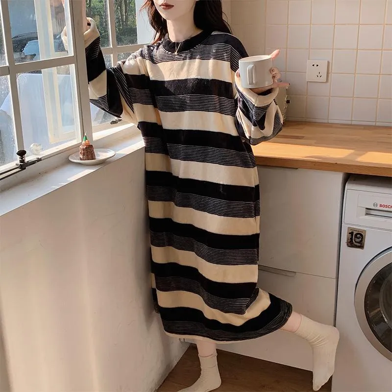 OUSHIBO Nightgown Women's Image Color-3