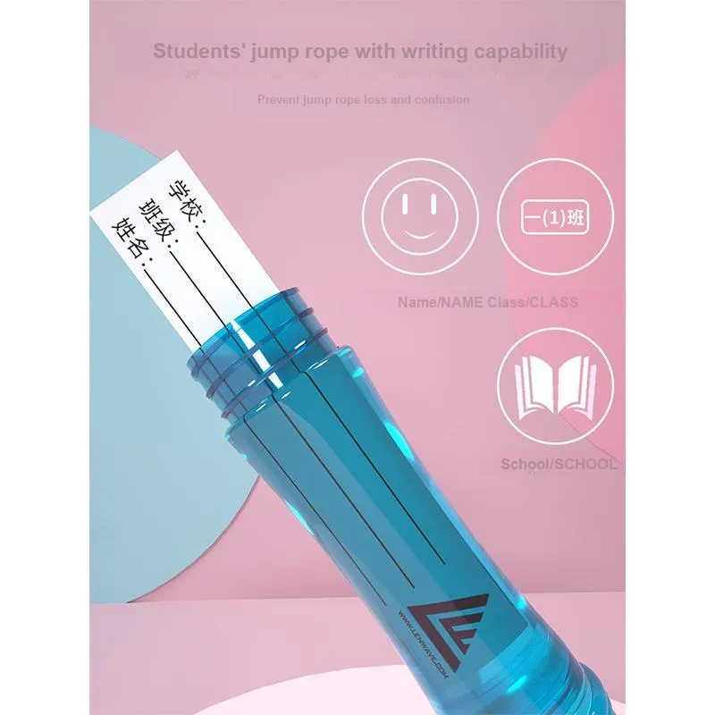 LENWAVE Fitness Training Non Countable Jump Ropes Students Handle Material Plastic, Rope Material PVC 3m-8