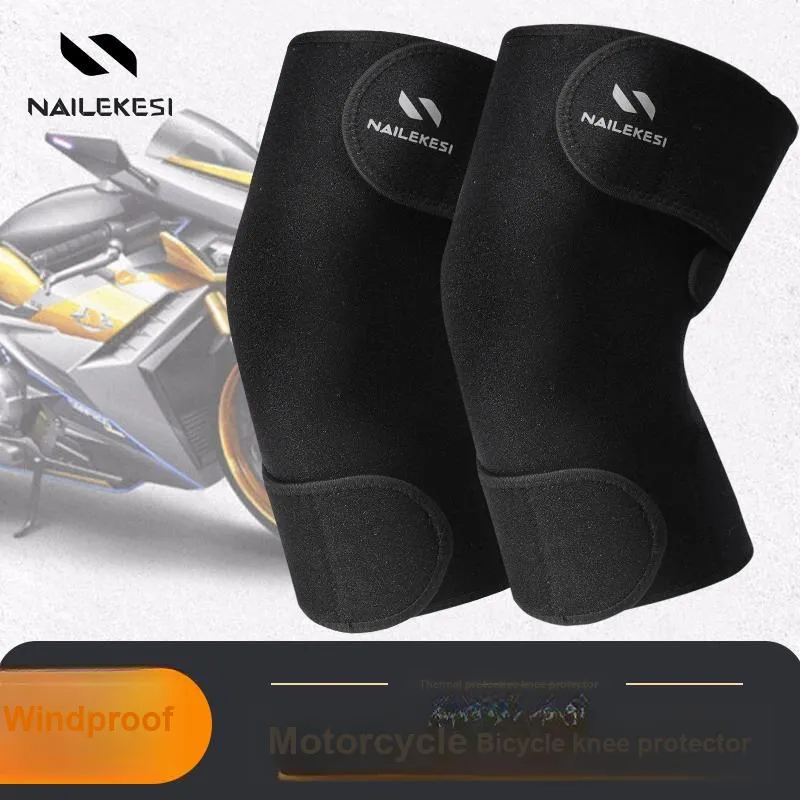 NAILEKESI Knee Pads Wool Cycling Skiing Unisex-4