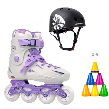 FLYING EAGLE Inline Skates Unisex Purple White
