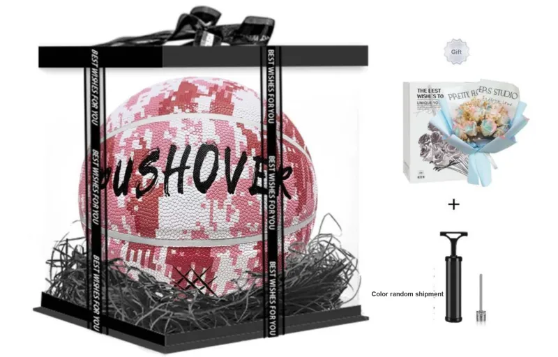 PUSHOVER PU Size 7 Basketball Size 7 Ball Training Unisex-9