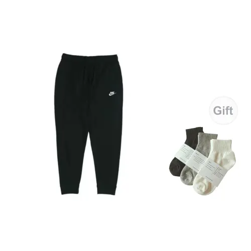 Nike Sportswear Club Casual Pants Men Black + Comes With Socks