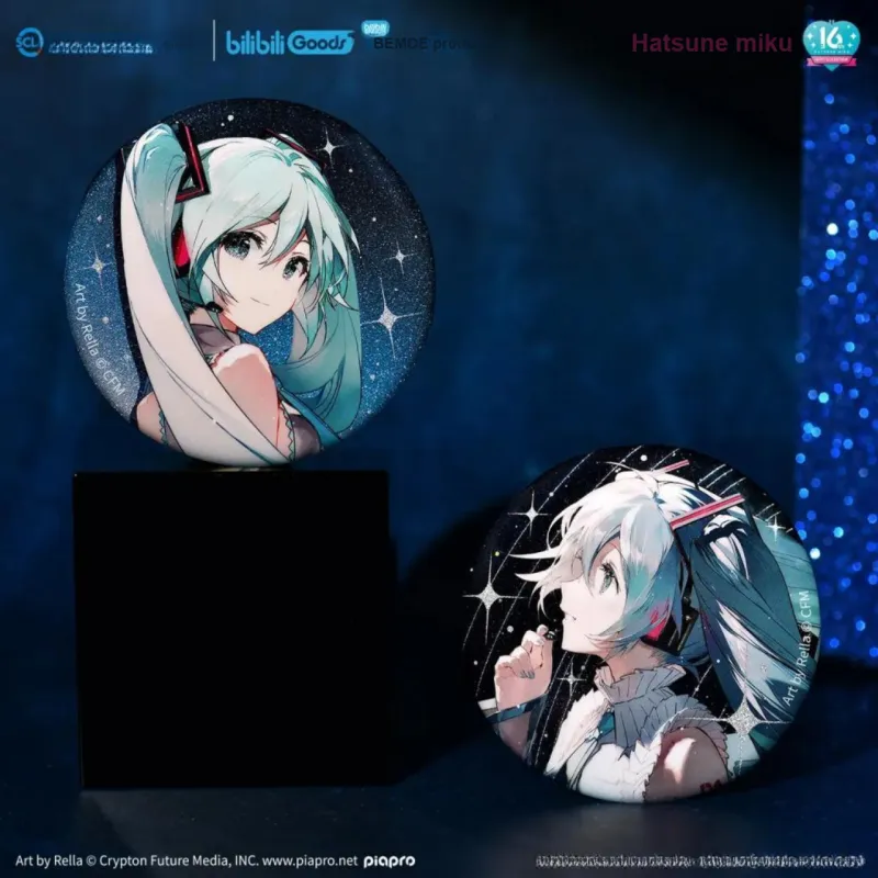 BEMOE Hatsune Miku 16TH Birthday Commemoration Concentrating The Future Badge IP Merch-4