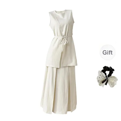 PAVEA Two Piece Skirt Sets Women's