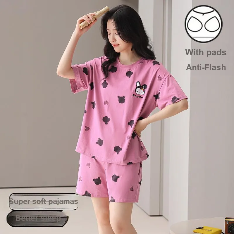 GOSO Pajama Set Women's Bright Pink-1