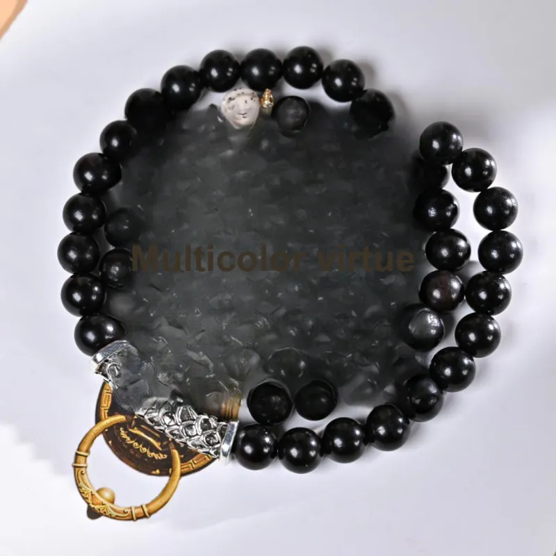 WUDE Ebony Wooden Bracelets Unisex-5