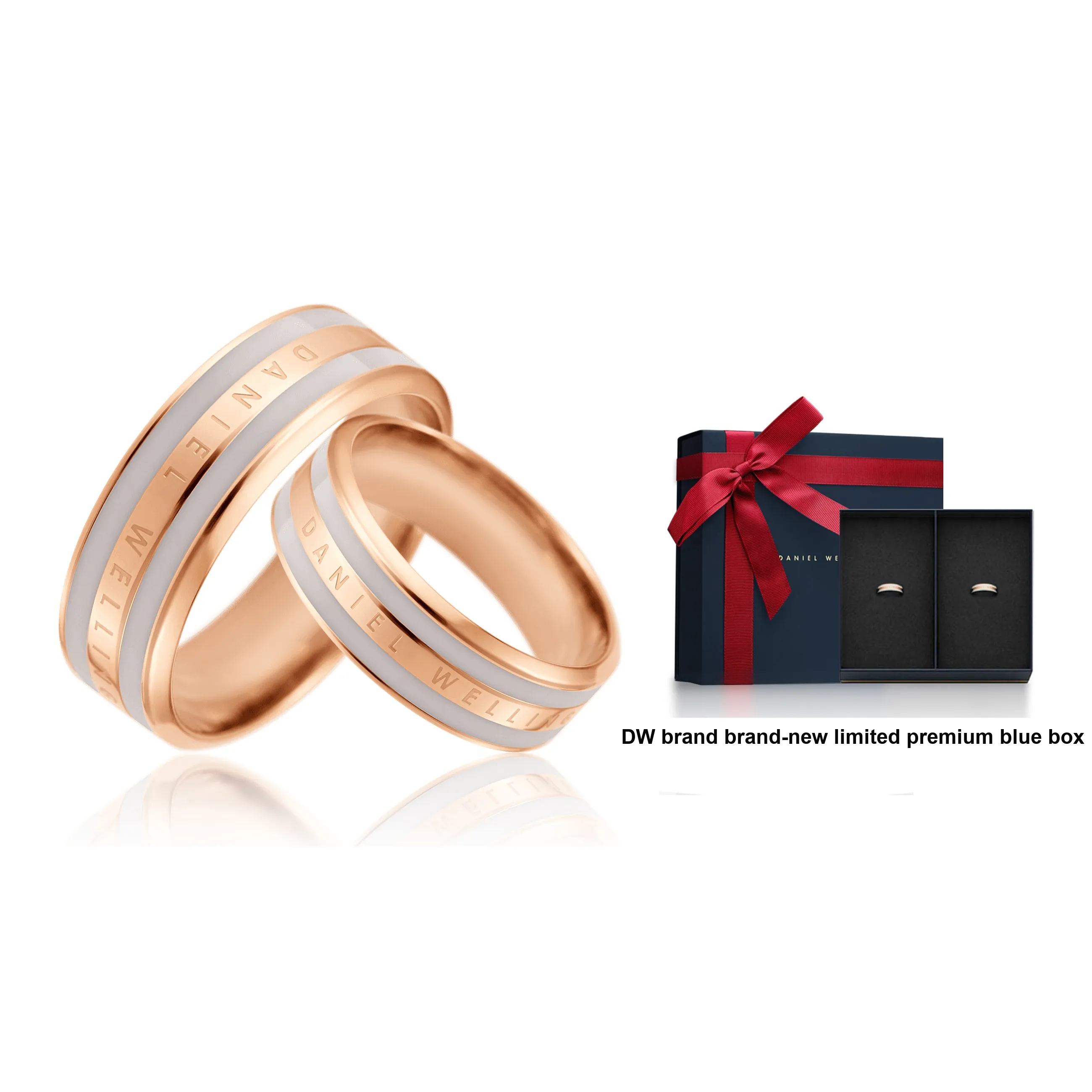 Daniel Wellington Alloy Rings Unisex Morning Mist Gray