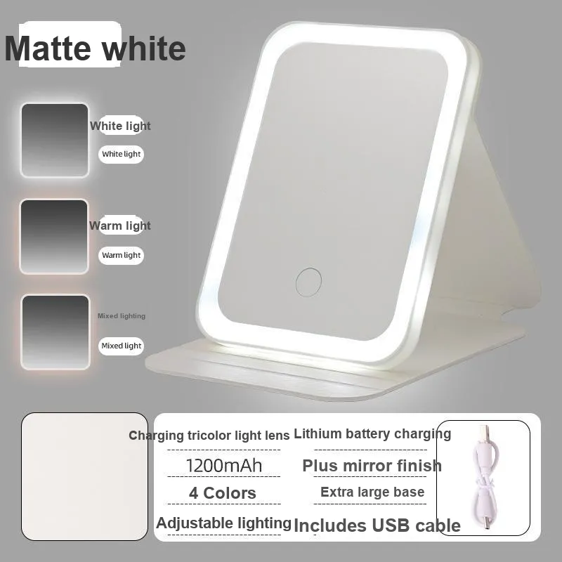 Gentle Welcome LED Square Foldable Charging With Free Dimming Fill Light Lens-7