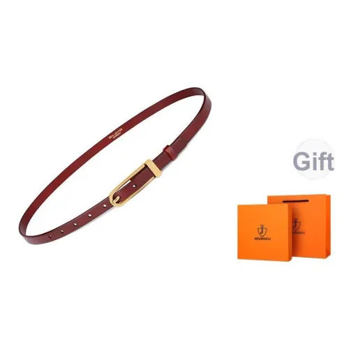 Jaylen Oos Тонкий Обхват талии Корейский стиль Улучшенный Элегантность Элегантный Лицевая коровья кожа Ремни Женские