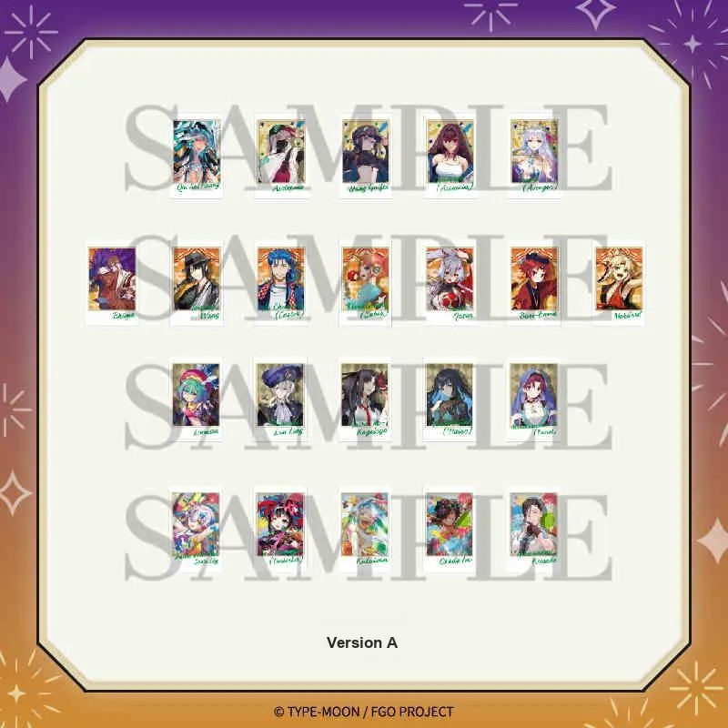 Aniple Fate/Grand Order Japan Server 8th Anniversary Servant Polaroid Mini Card Photo Cards-1