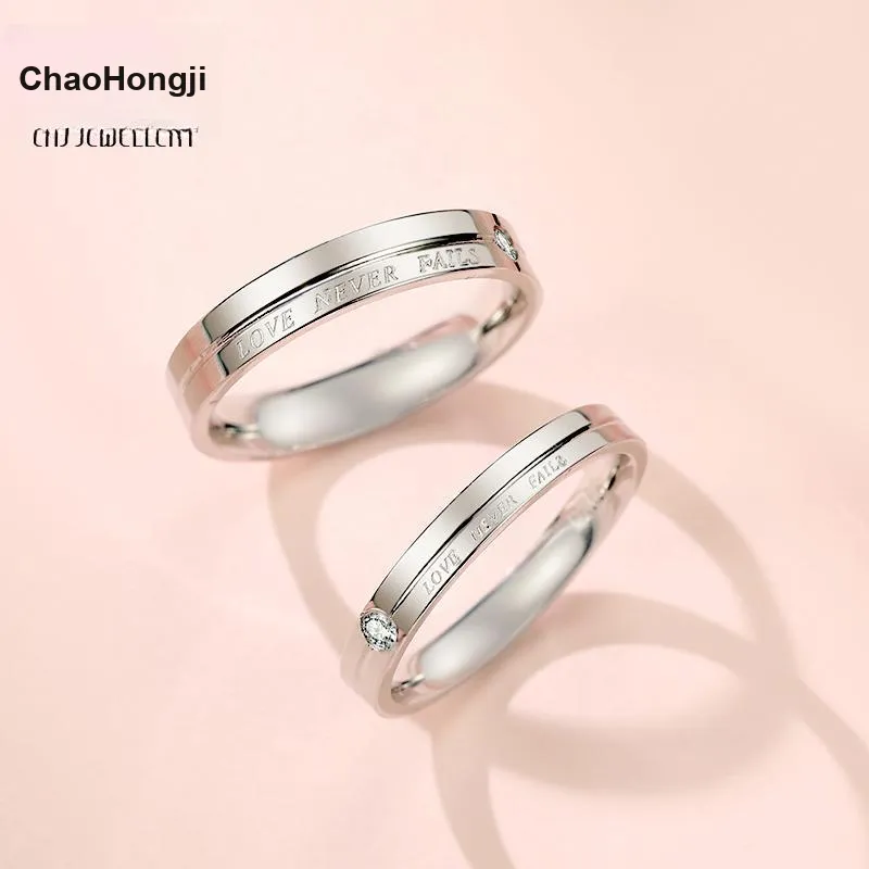 CHAOHONGJI S925 Silver Rings Unisex-16