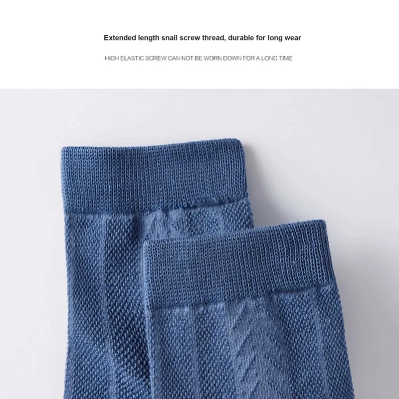 H YXIANG Mid Calf Socks Men's 6 Pack-8