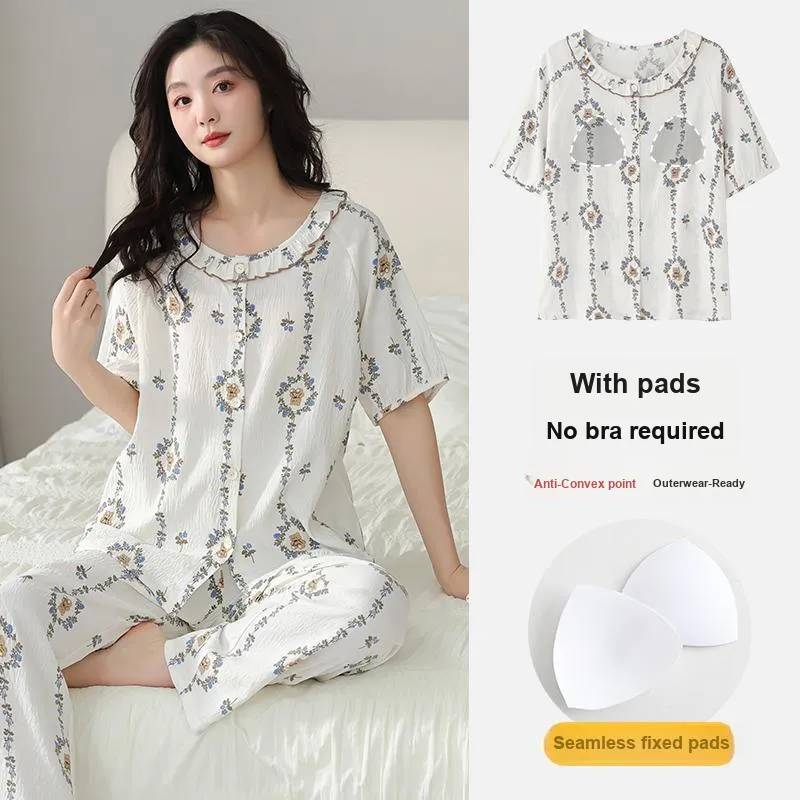 MADALLO Pajama Set Women's White-6