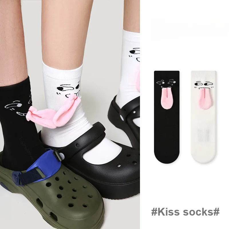 Vine Color Mid Calf Socks Unisex 4 Pack-1
