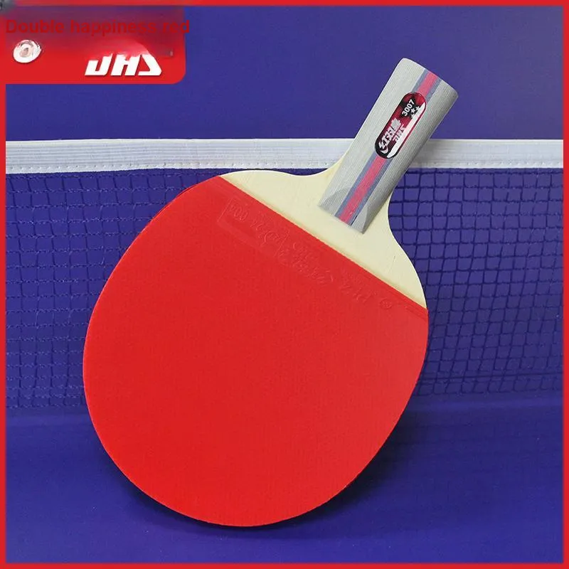 DHS Ping Pong Paddles Unisex All Wood Red-4