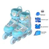 Vivid Blue+Protective Gear Five-Piece Set