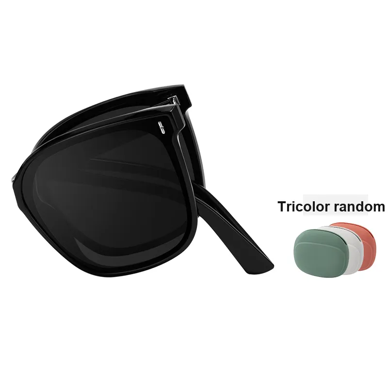 MUYKUY TR/Memory Plastic Square Sunglasses Unisex-12
