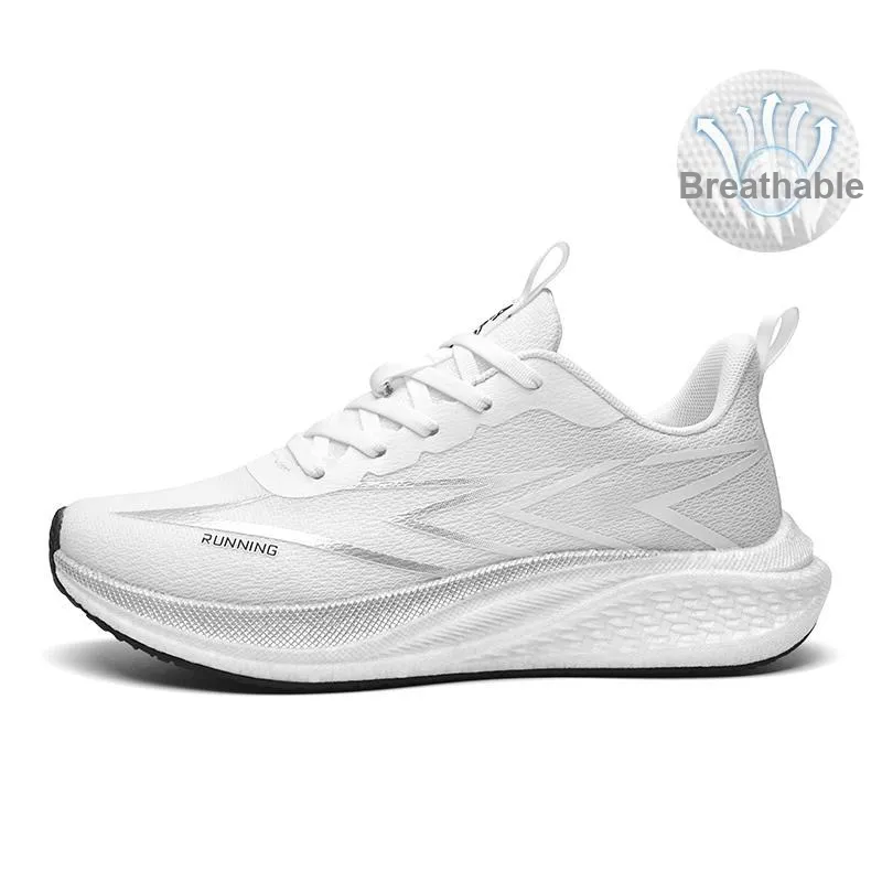 TCELLARS Cushioning Wear Resistant Breathable Height Increasing Rebound Low Top Running Shoes Unisex-142