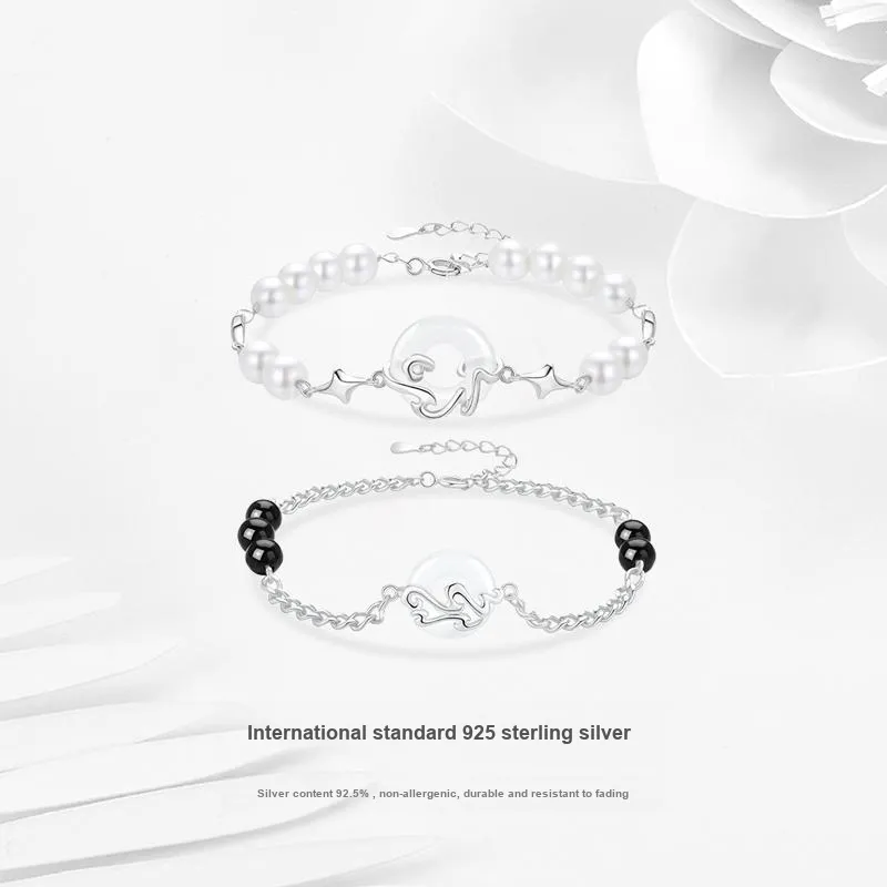 JUICY GRAPE Chalcedony Bracelets Unisex-2