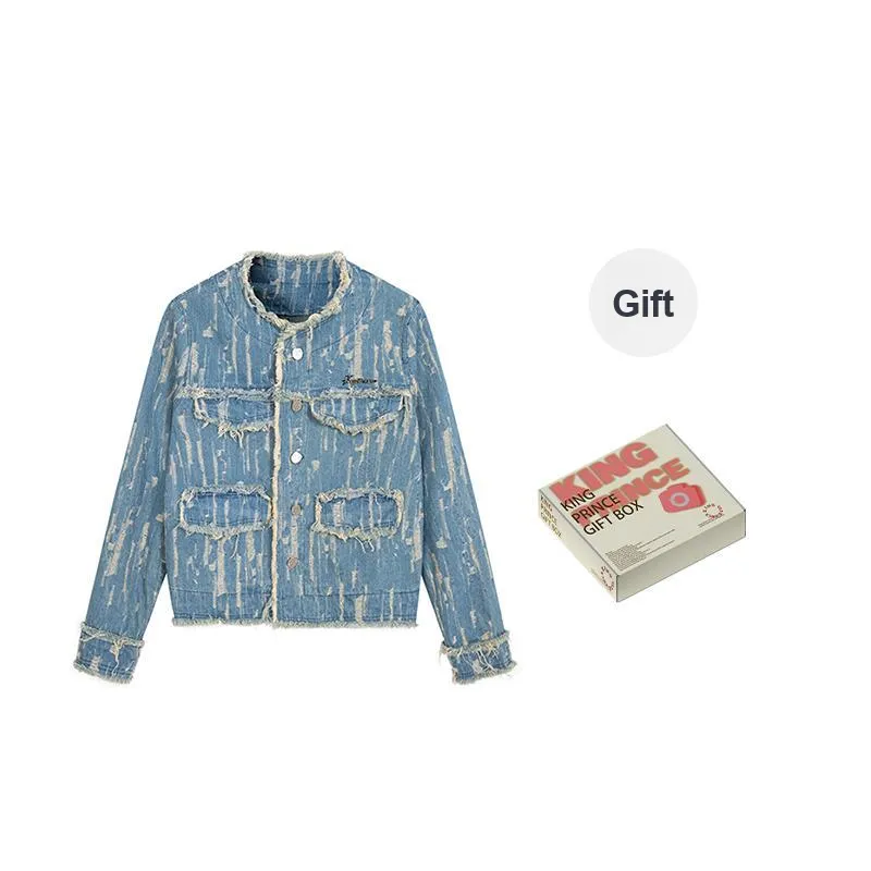 KING PRINCE Denim Jackets Women's-2