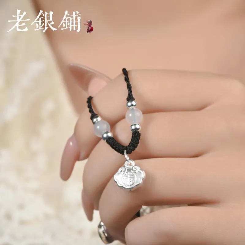 Wylyp 999 Fine Silver Necklaces Women's Silver-6
