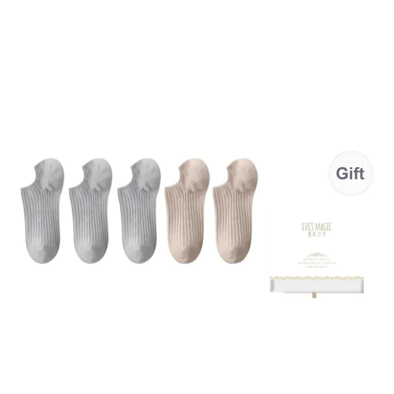 XIA.WA.ZHI.XIU Ankle Socks Women's Box 5 Pack-24