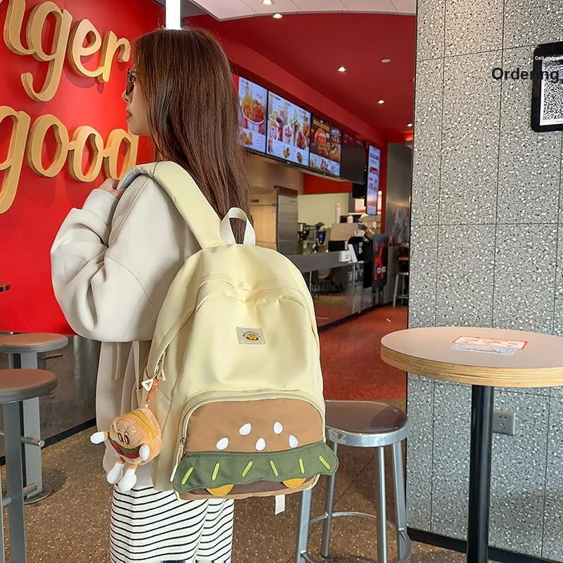 Teddy Bear Collection Nylon Backpack Regular Women's Multicolor-4