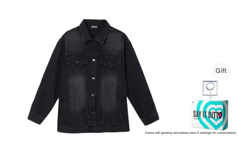 TORIGHT Denim Jackets Women's-7