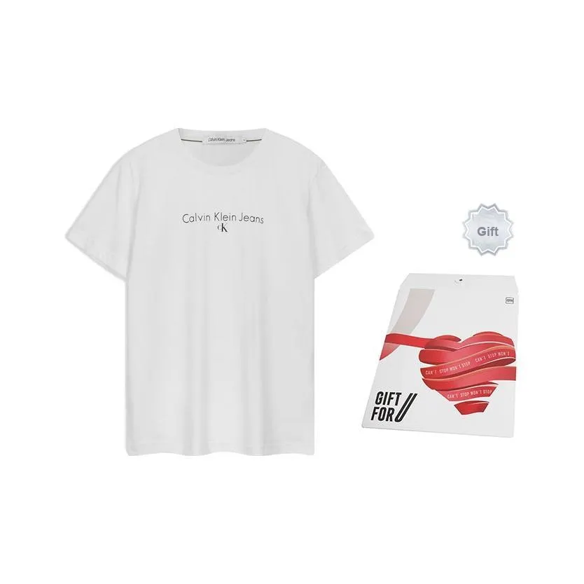 CK/Calvin Klein T Shirt Unisex Shopping Bag White