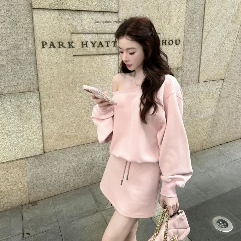 AHDO Two Piece Skirt Sets Women's-4