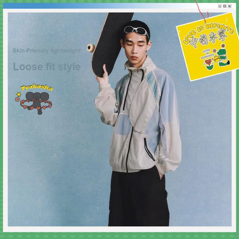 LiNing x TAKASHA,LIANMINGKUAN Jackets & Coats Unisex Bud Yellow Gray-2
