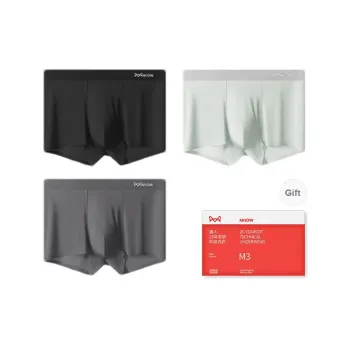 MIIOW Cool One Summer Series Underpants Men's Shopping Bag 3 Pack