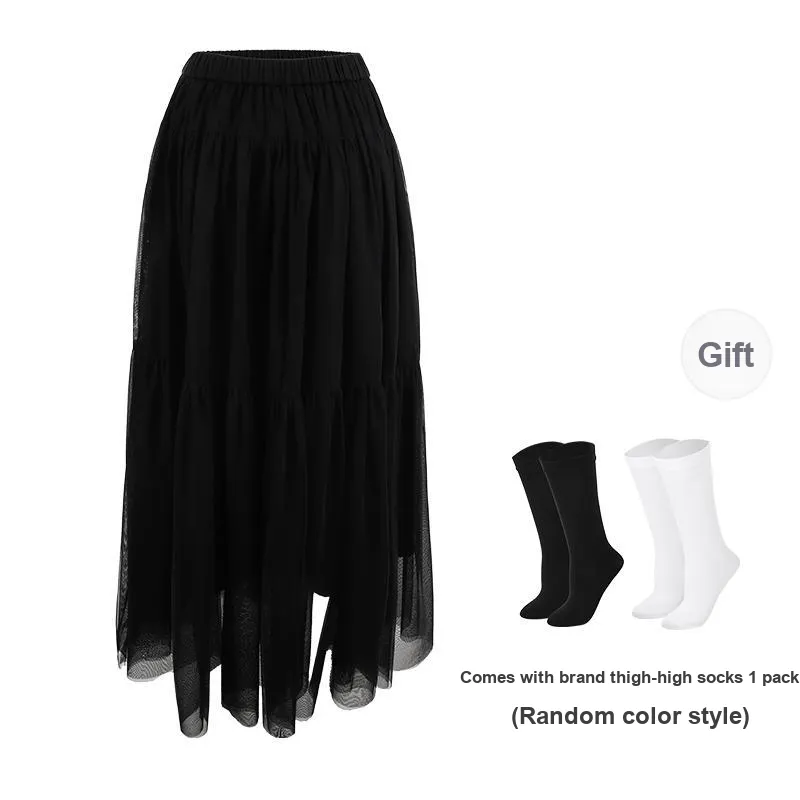 BSEVENI Casual Long Skirts Women's-1