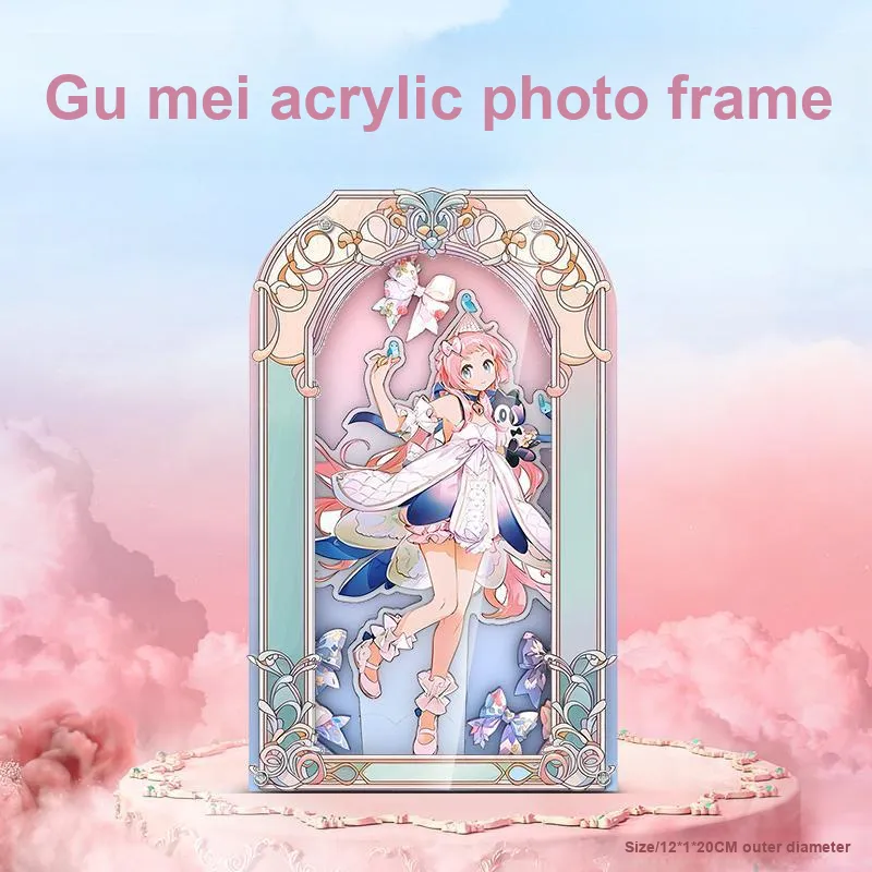LIGHT YOUR BRICKS Le Yi Bao Compatible Guomei Anime Card Card Character Stand Acrylic Frame Protector Model Accessories-17