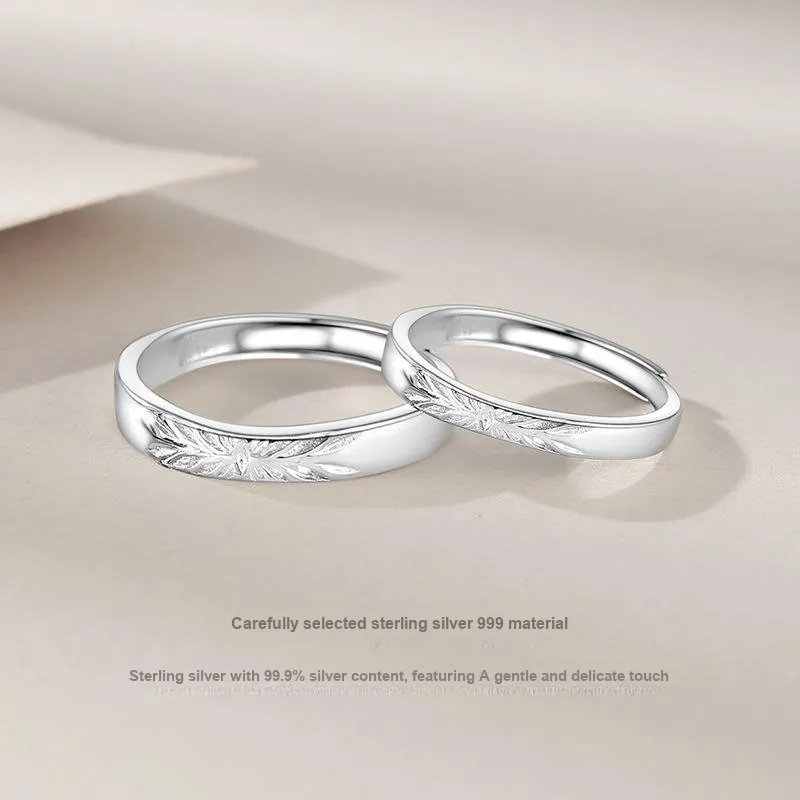 DAWO 999 Fine Silver Rings Unisex-2