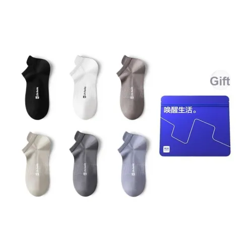 HLA Низкие носки Мужские Сумка для покупок 6 пар