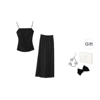 Fstudio Korean Style Casual Camisole Top Pants Suit Women's
