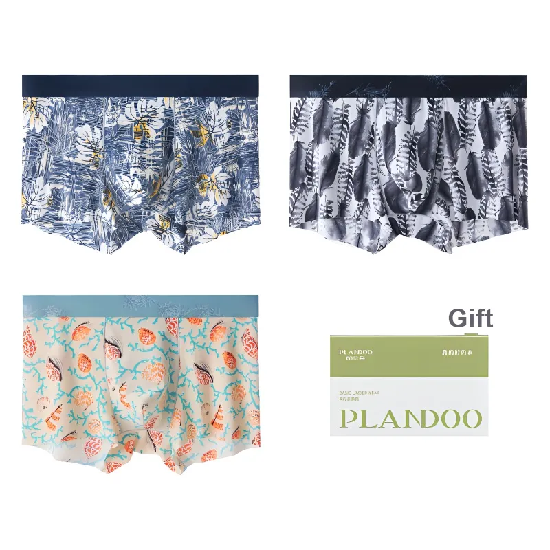 PLANDOO Underpants Men's Shopping Bag 3 Pack-10